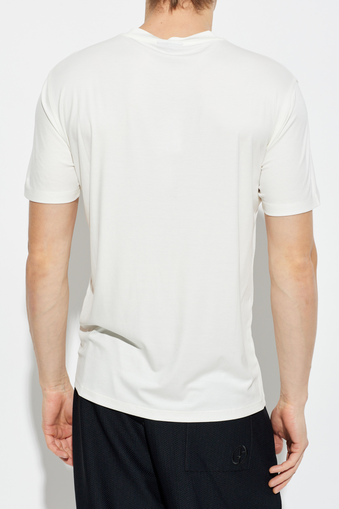 Emporio Armani T-shirt with embroidered logo | Men's | Vitkac